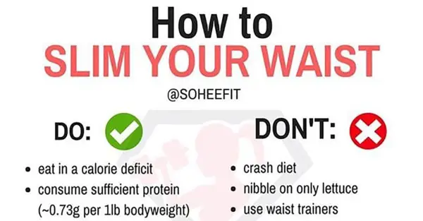 Un entraîneur décompose les choses à faire et à ne pas faire pour mincir votre taille