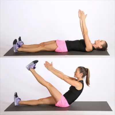 Easy Ab Exercise: Half Banana