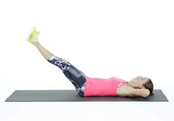 Easy Ab Exercise: Double Leg Lift