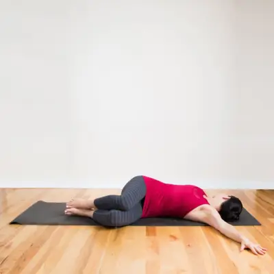 Lower Back Stretch: Lying Spinal Twist