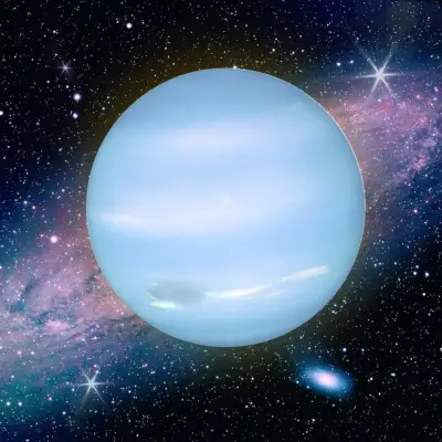Designed Image of Neptune the Planet in Space